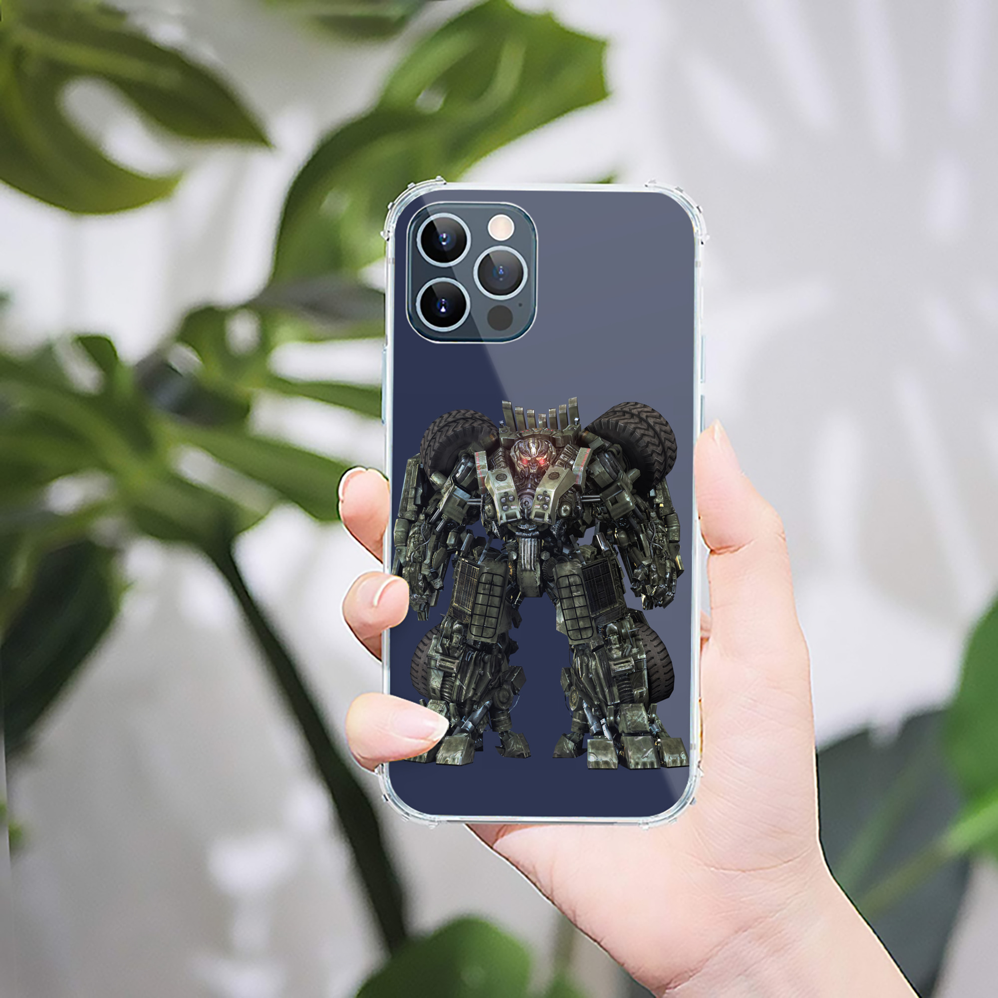 （画像用） Transformers トランスフォーマー 【iPhone 12シリーズ対応】透明スマホケース（クリアソフトケース）